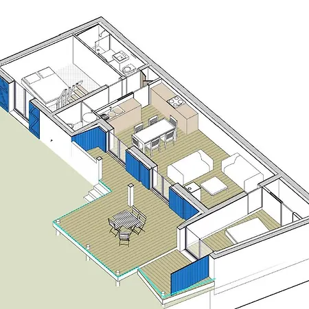 Holiday home Eole 1 Et 2 Maisons Familiales Pour 12 Vue Sur *